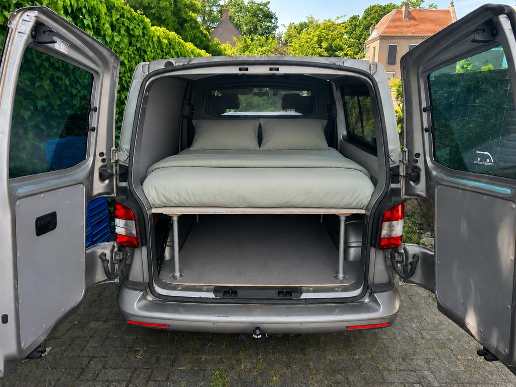 Bed voor VW T5/T6 Dubbele Cabine - 180x165cm, Ophalen of Verzenden, Gebruikt