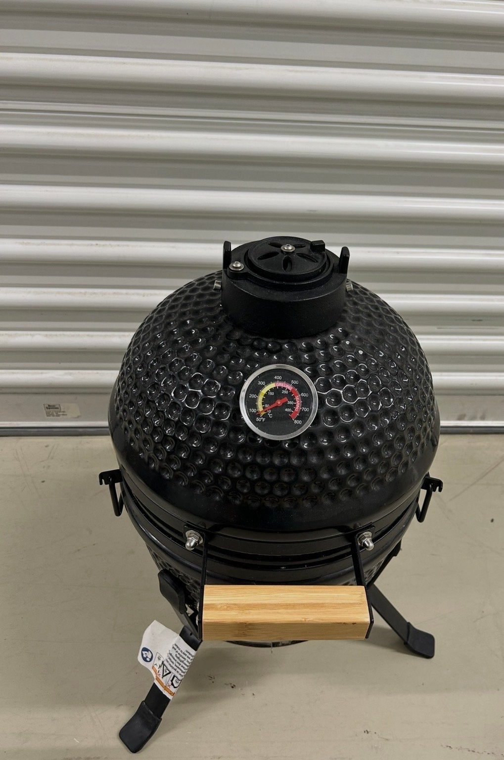 Compacte BBQ met thermometer - Zo goed als nieuw, Ophalen, Zo goed als nieuw
