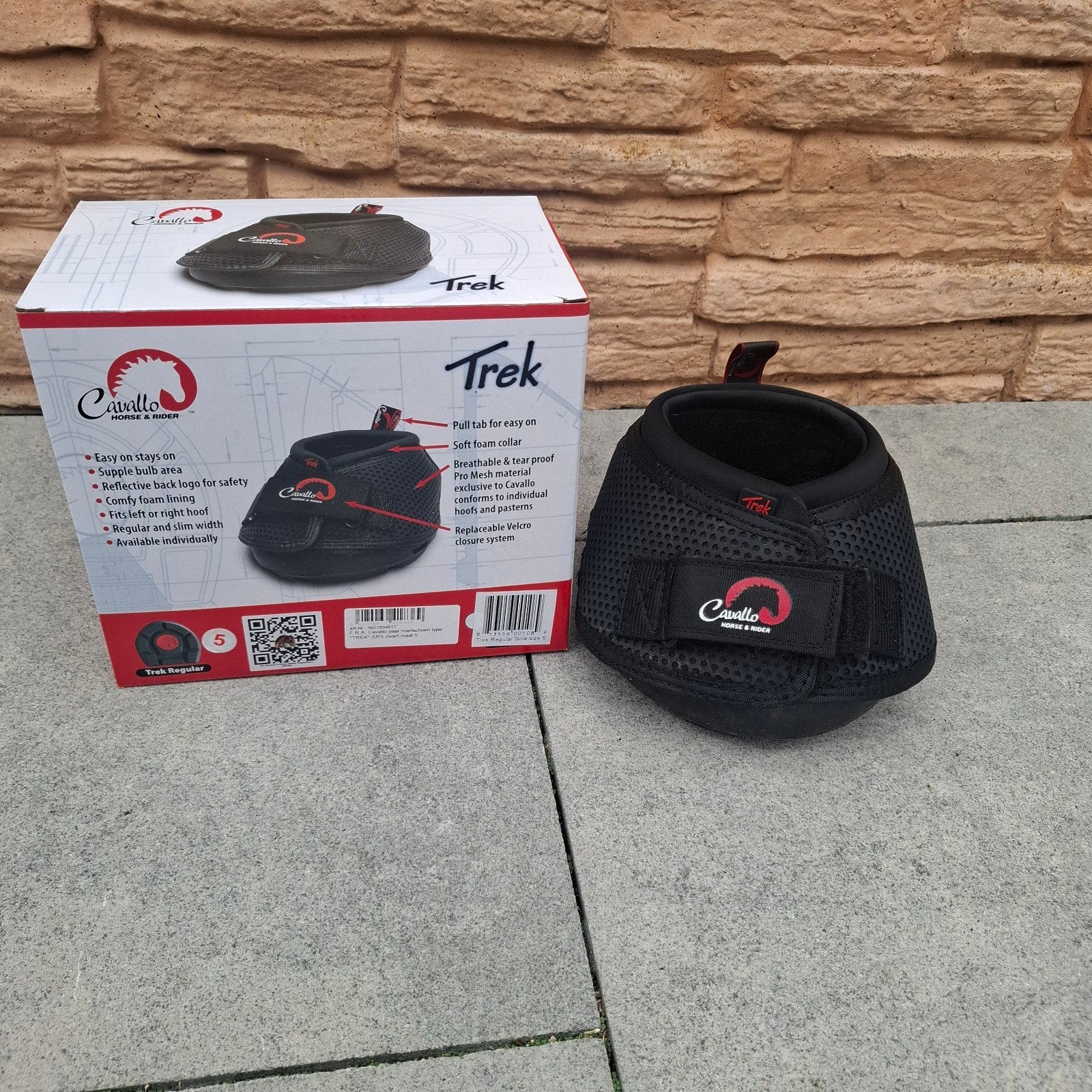 cavallo trek hoefschoenen maat 5 regular, Dieren en Toebehoren, Ophalen of Verzenden, Gebruikt, Recreatie