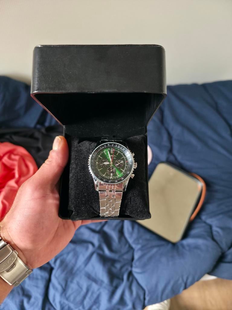 Breitling ( nieuw in doos ), Ophalen of Verzenden, Nieuw, Staal, Breitling
