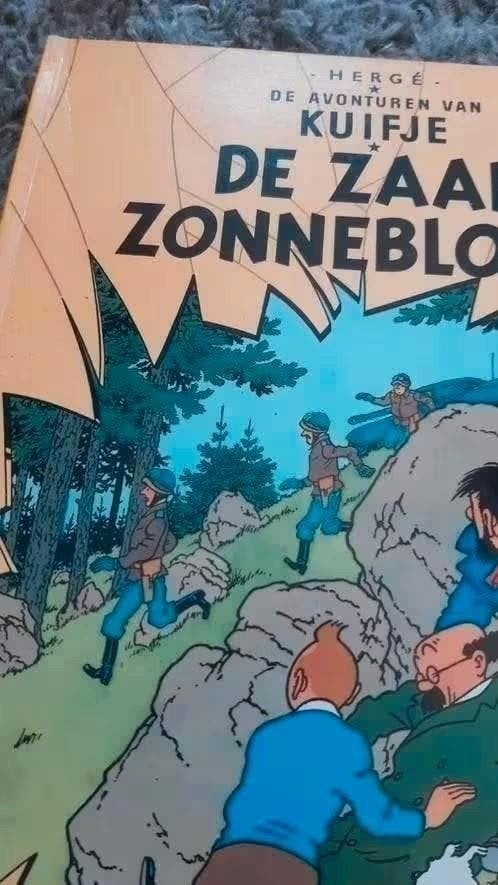 Kuifje: De Zaak Zonnebloem - Klassiek stripboek, Eén stripboek, Ophalen of Verzenden, Gelezen, Hergé