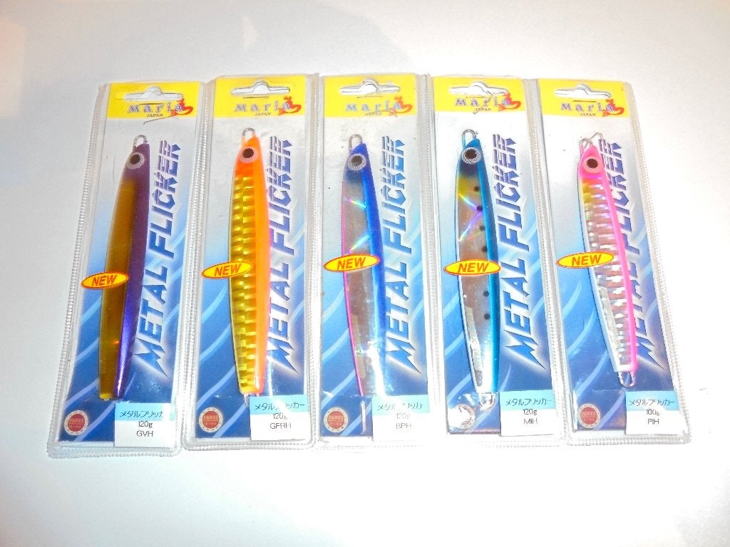 Maria-Yamashita Metal Flicker Jig 120g Vertical Jig Japan., Ophalen of Verzenden, Nieuw, Overige typen