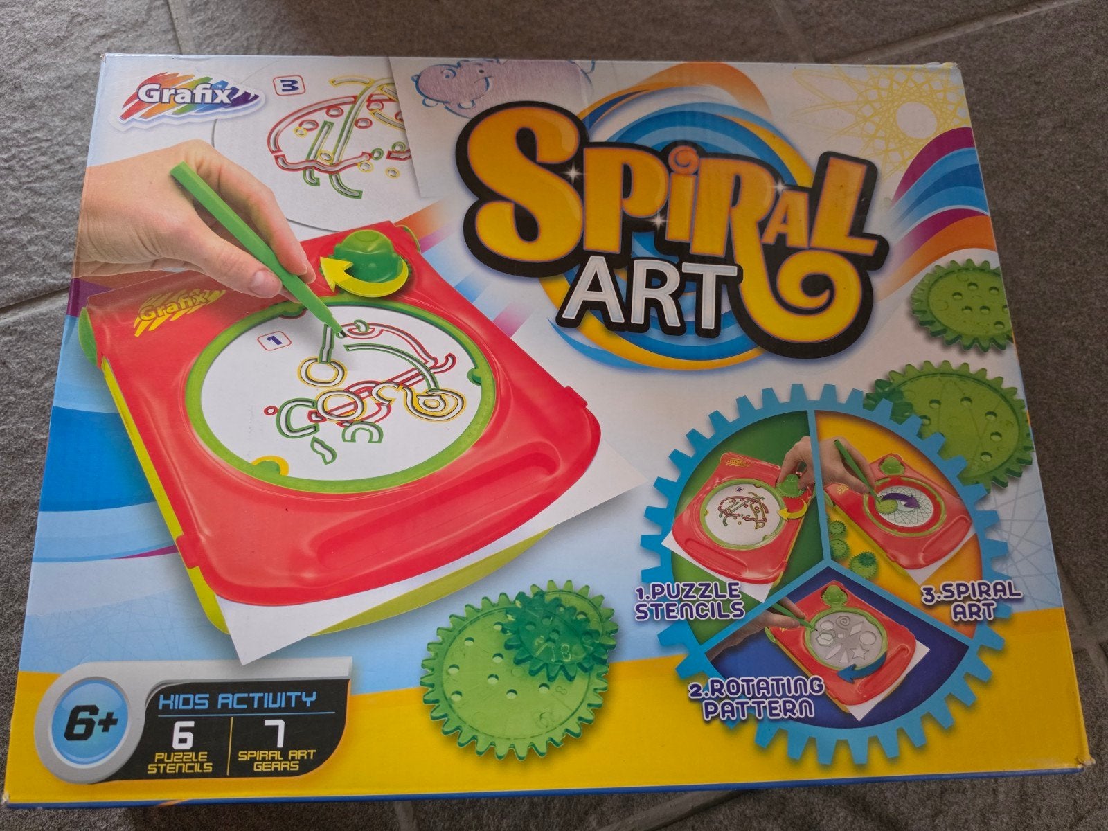 Grafix Spiral Art Tekenset - Creatief Speelgoed, Ophalen of Verzenden, Zo goed als nieuw, Knutselen