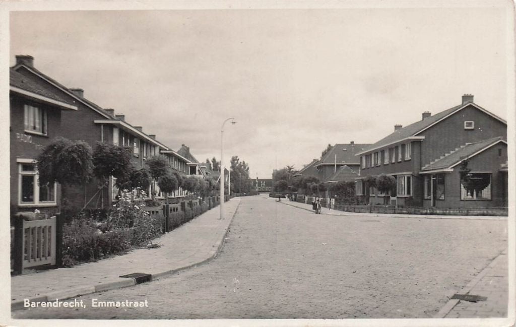 702-348-007 Barendrecht Emmastraat, Verzamelen, Verzenden, Voor 1920, Zuid-Holland