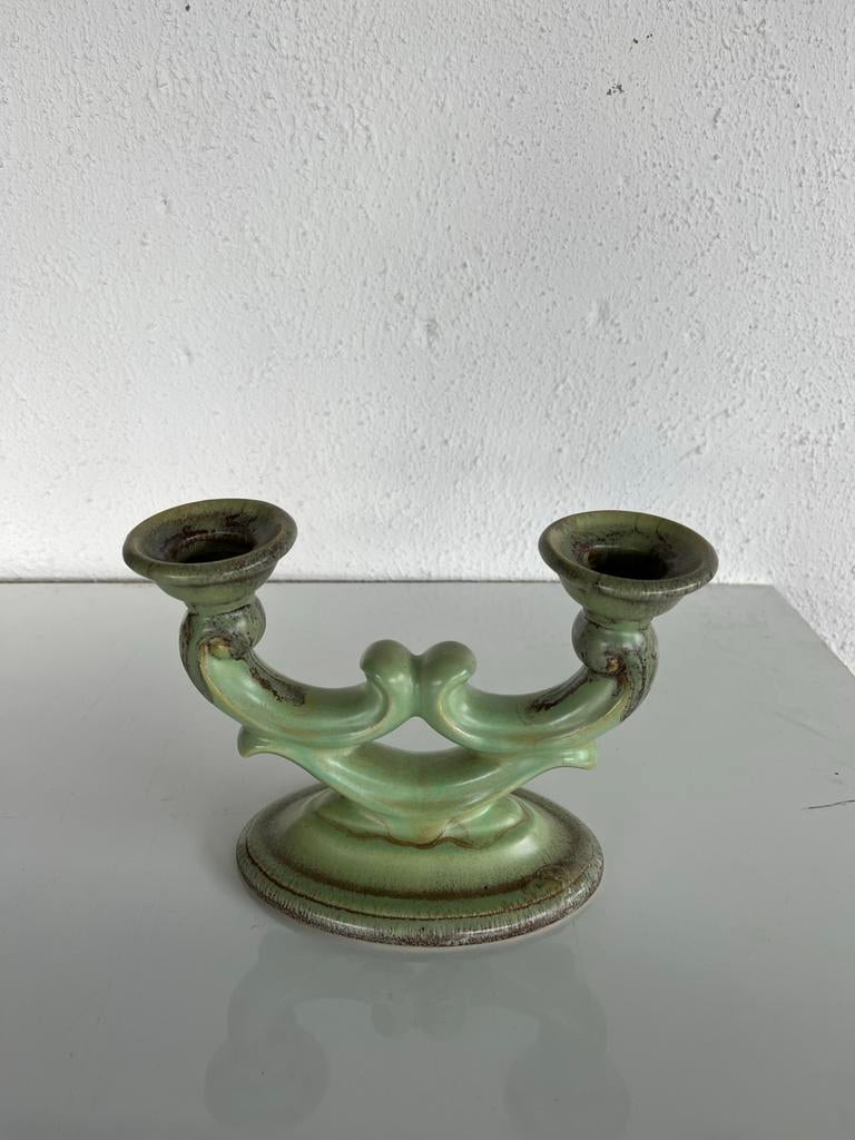 West Germany kandelaar, Ophalen, Keramiek of Aardewerk
