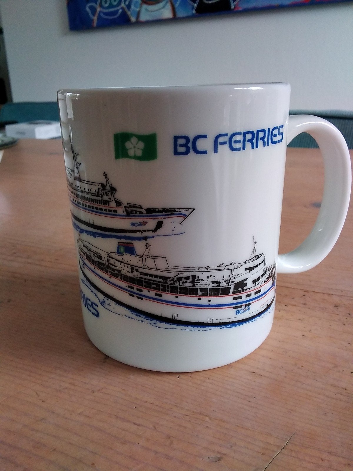 Mok BC Ferries (British Columbia, Canada), Verzenden, Zo goed als nieuw, Overige stijlen, Kop(pen) en/of Schotel(s)