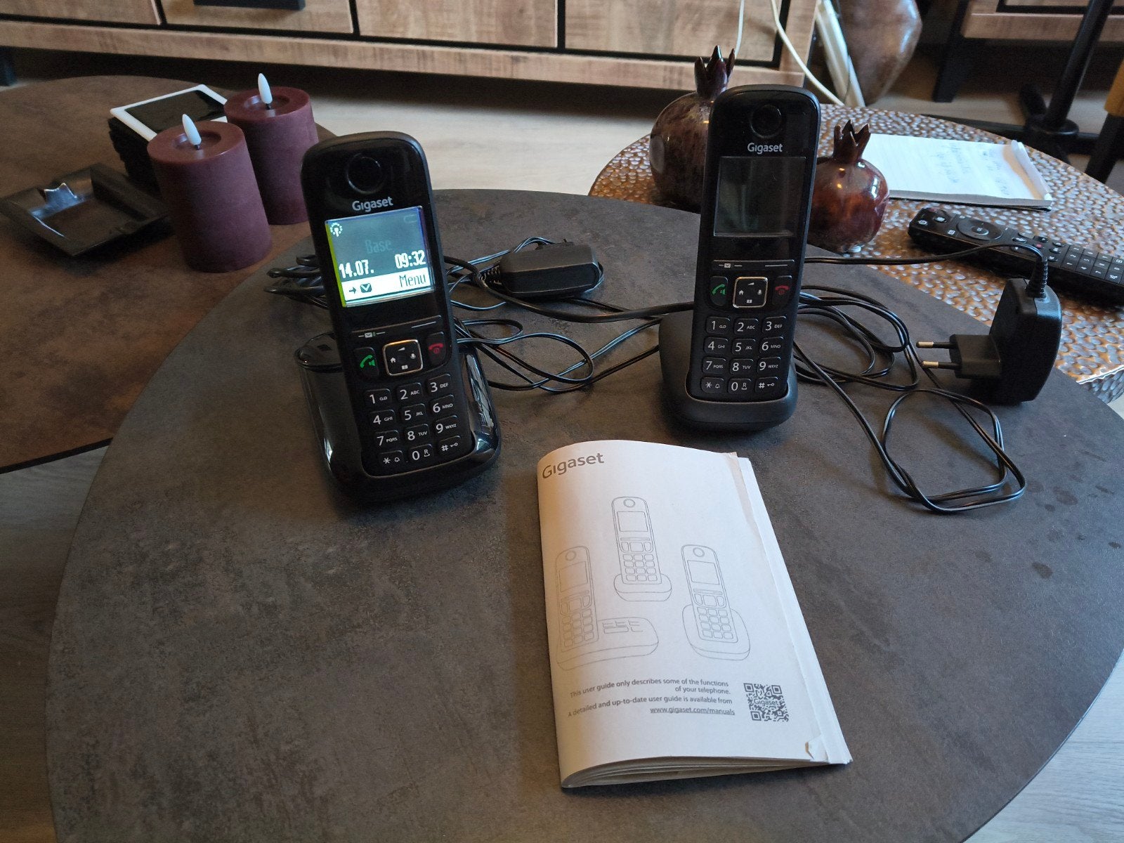 Gigaset AS690 Duo Draadloze Telefoonset - Zo goed als nieuw, Ophalen of Verzenden, Zo goed als nieuw, 2 handsets