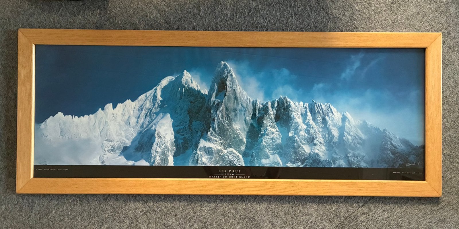 Fotoposter Les Drus, Ophalen, Zo goed als nieuw, Schilderij