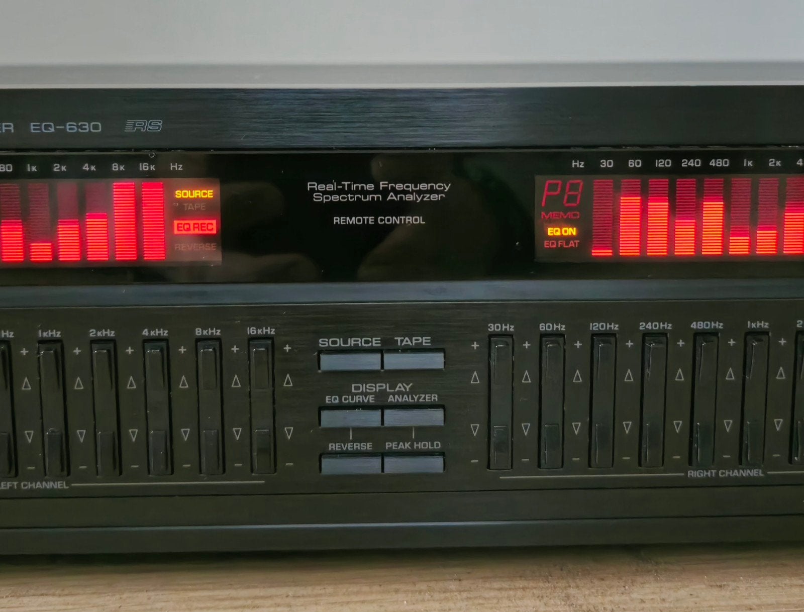 Yamaha EQ-630 Grafische Equalizer met Afstandsbediening, Overige systemen, Yamaha, Ophalen of Verzenden, Zo goed als nieuw