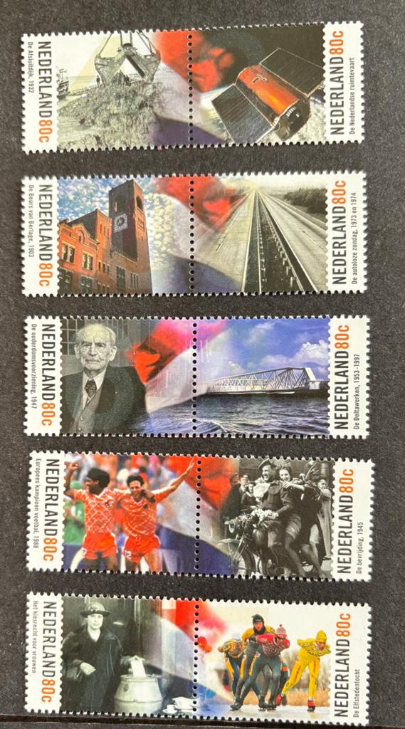Nvph 1842-1851 postfris paartjes, Postzegels en Munten, Postzegels | Nederland, Ophalen of Verzenden, Na 1940, Postfris