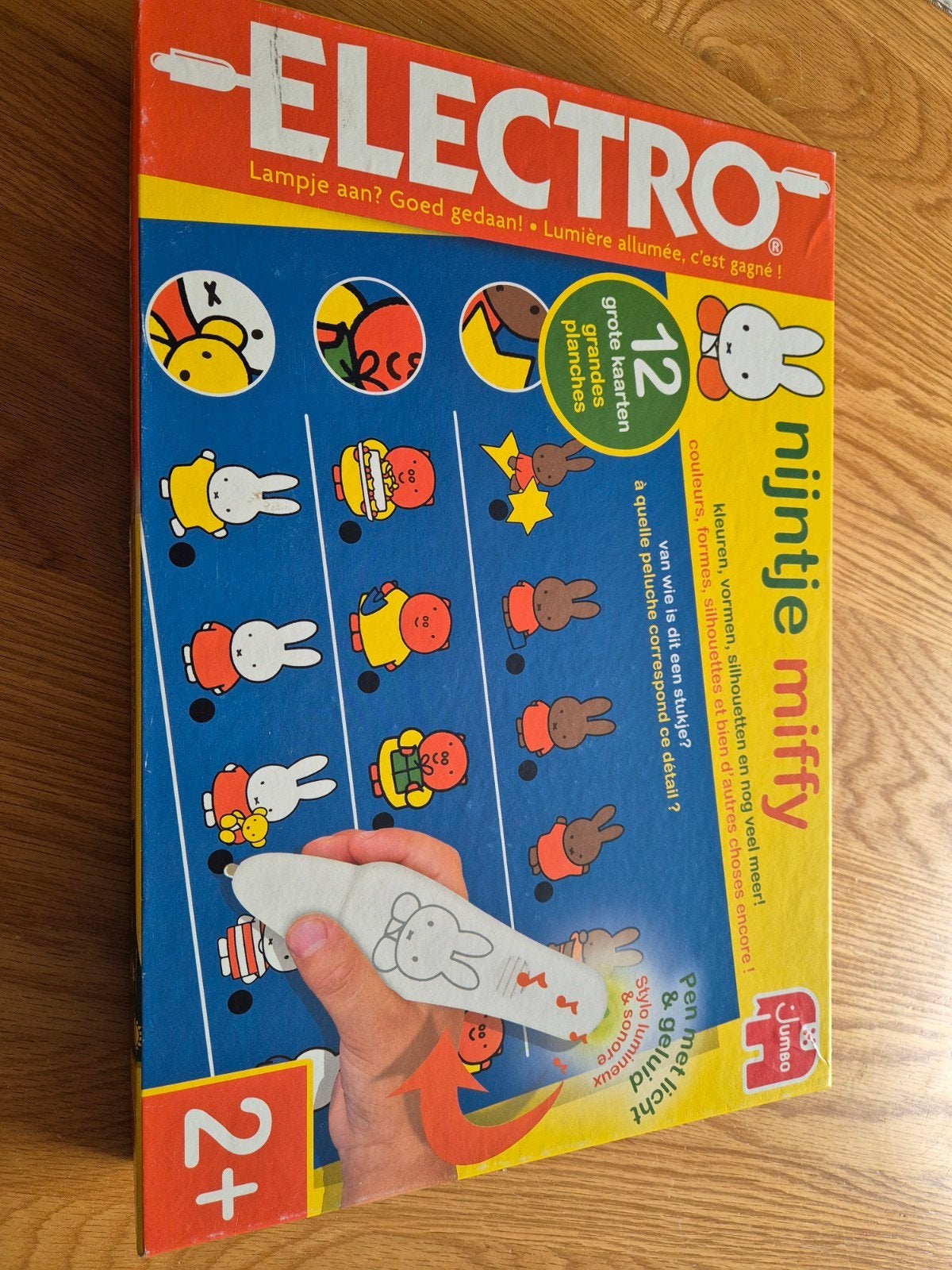 Jumbo Nijntje Electro: Leerzaam spel voor jonge kinderen, Ophalen, Gebruikt, Puzzelen, Met licht