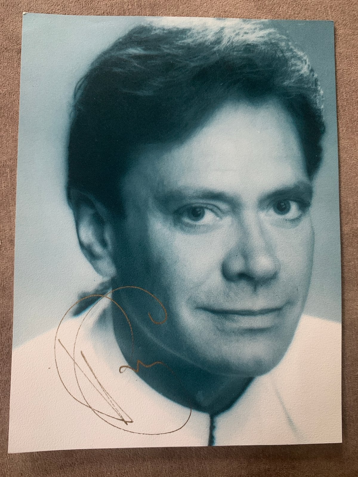 Gesigneerde foto Rob de Nijs, Ophalen of Verzenden, Zo goed als nieuw, Foto of Kaart, Gesigneerd