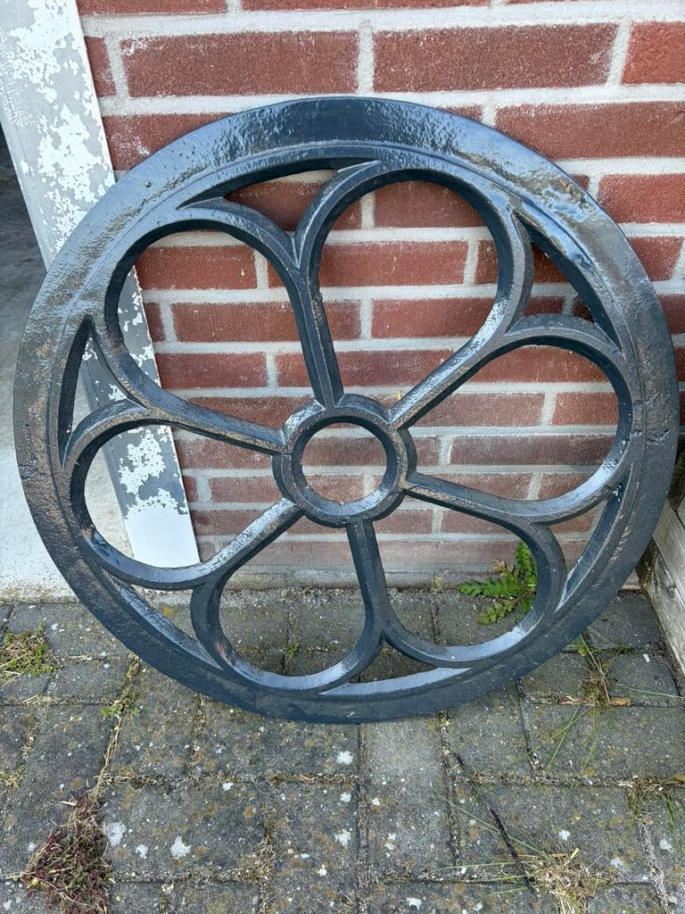 Antiek Stalraam gietijzer 2 stuks, Doe-het-zelf en Verbouw, Glas en Ramen, Ophalen, Zo goed als nieuw, Minder dan 80 cm