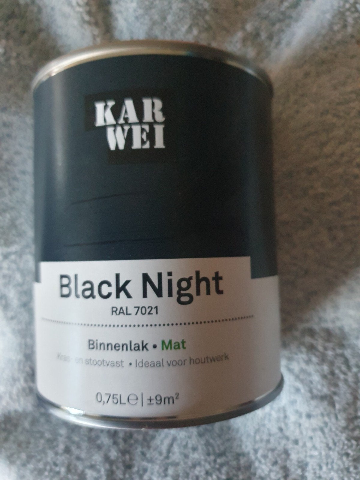 Mat zwart, Black Night,  5 bussen vol. € 64.99, Doe-het-zelf en Verbouw, Ophalen of Verzenden, Nieuw, Zwart, Lak