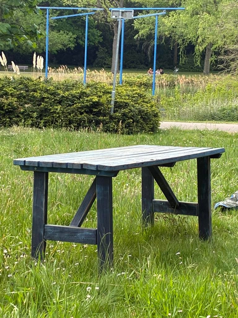 Tafel, geschuurd maar nog te schilderen, Ophalen, Gebruikt, Rechthoekig, Hout