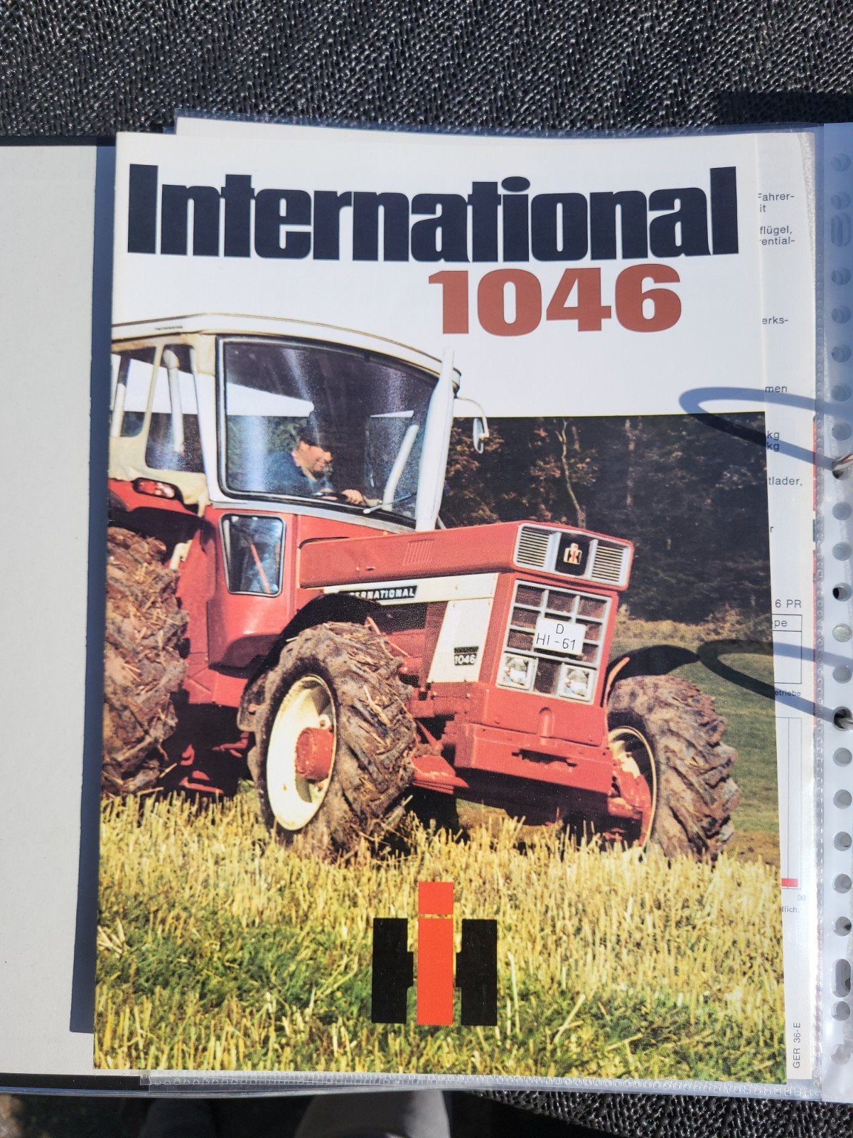 mccormick ih farmall tractor folder trekker, Ophalen of Verzenden, Tractor en Landbouw