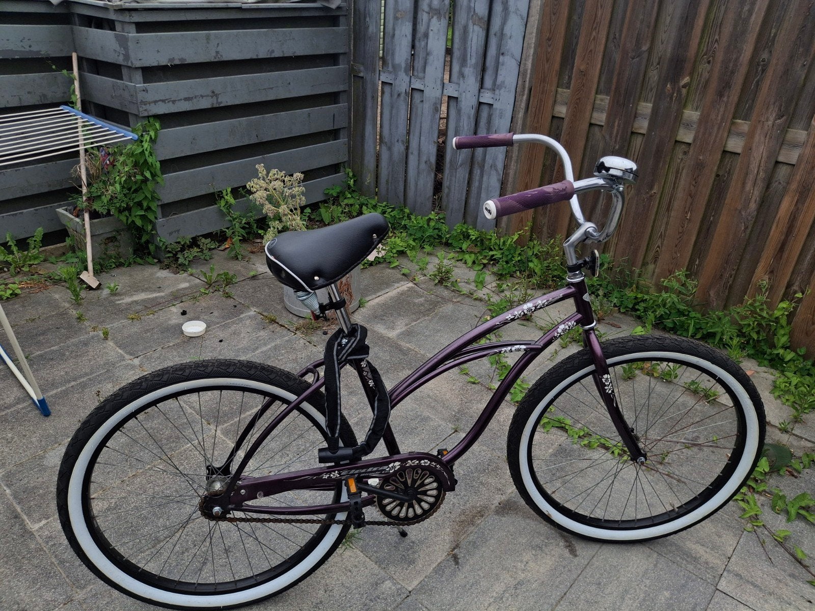 fiets cruiser, Ophalen, Terugtraprem, Gebruikt, Staal