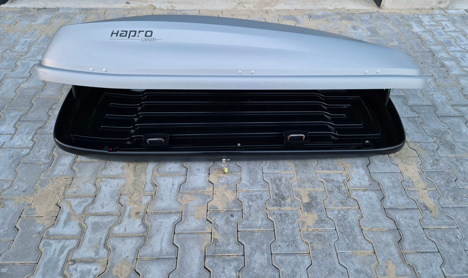 In goede staat grote Hapro Carver 6.5 EF XL dakkoffer skibox, Auto diversen, Ophalen of Verzenden, Zo goed als nieuw