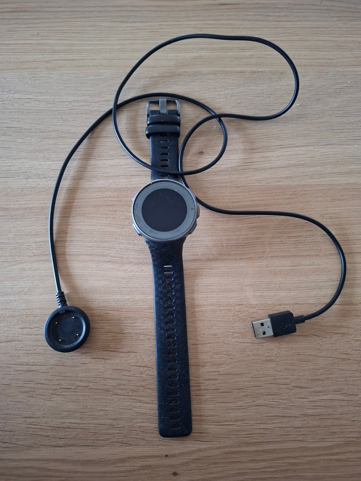 Polar Vantage V sporthorloge met lader, Gebruikt, GPS, Zwart, Ophalen of Verzenden