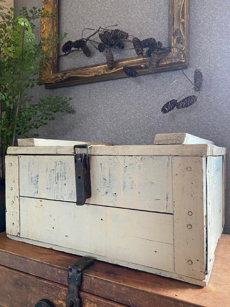 Houten Eierkist - Antiek/Vintage!, Huis en Inrichting, Minder dan 50 cm, Gebruikt, Minder dan 50 cm, Ophalen of Verzenden