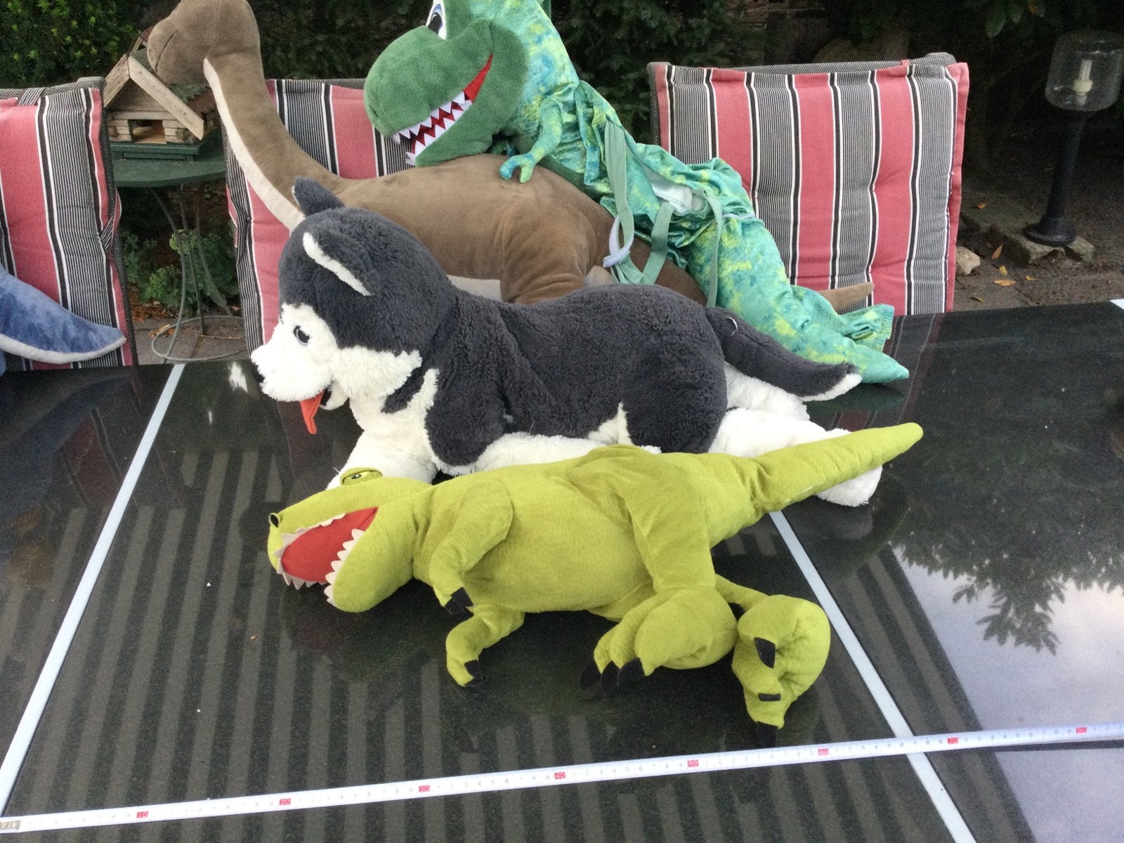Grote knuffels, Ophalen