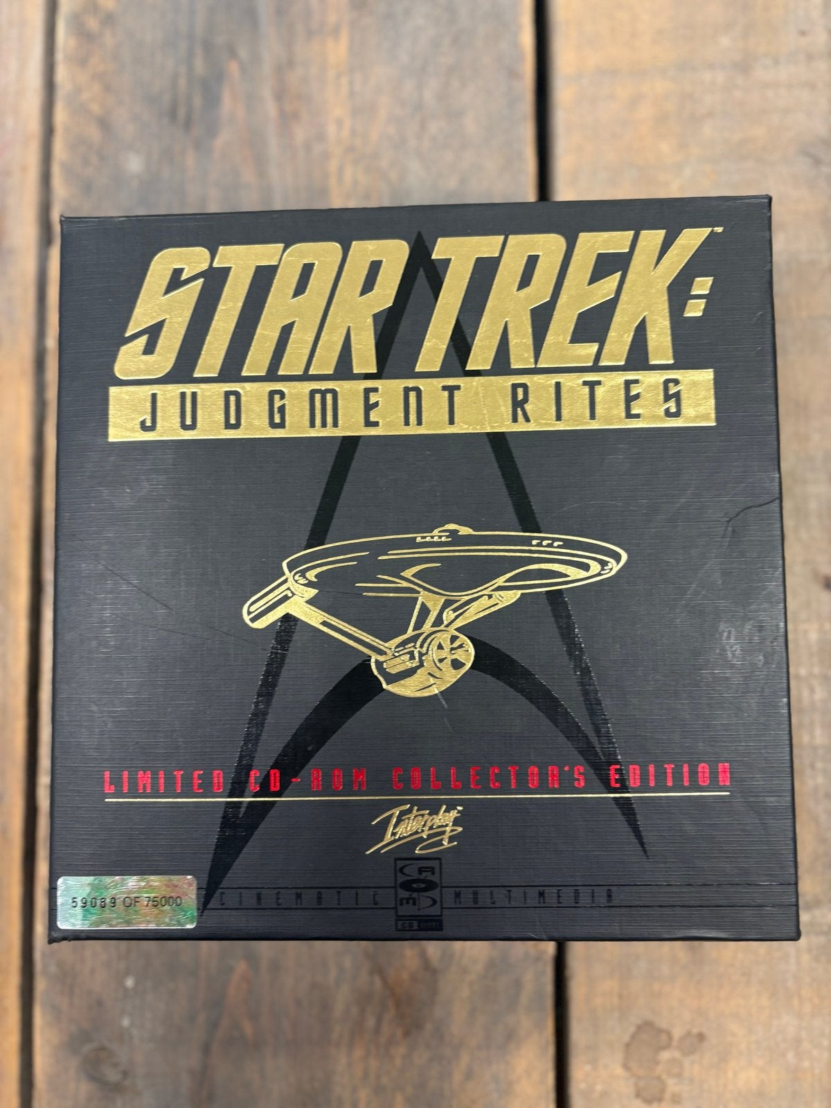 Cd-Rom Star Trek Judgment Rites PC Game -Gelimiteerde Oplage, Avontuur en Actie, Interplay, 1 speler, Virtual Reality