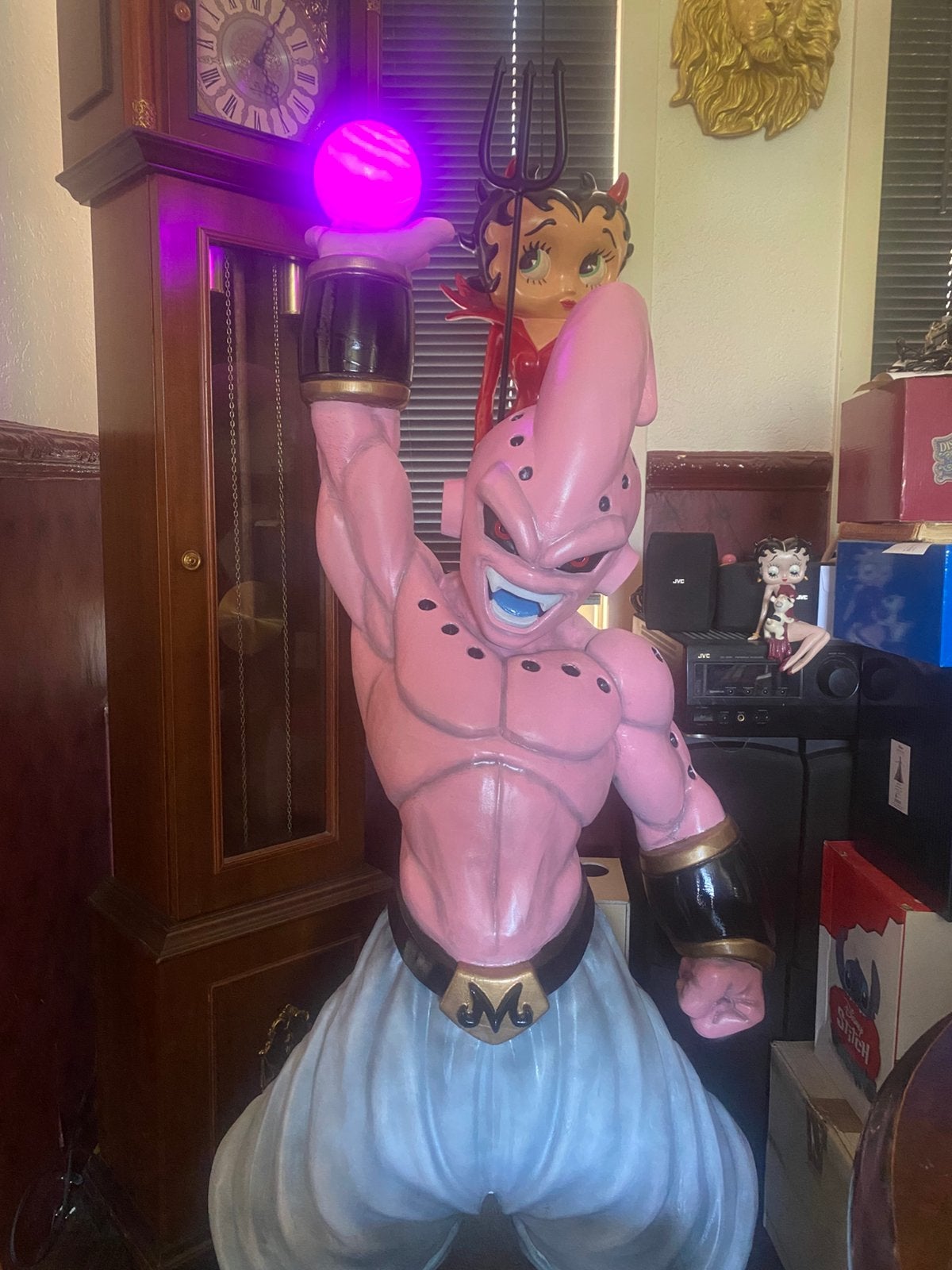 Life size Majin Kid Buu beeld - Dragon Ball Z no sideshow, Ophalen of Verzenden, Zo goed als nieuw