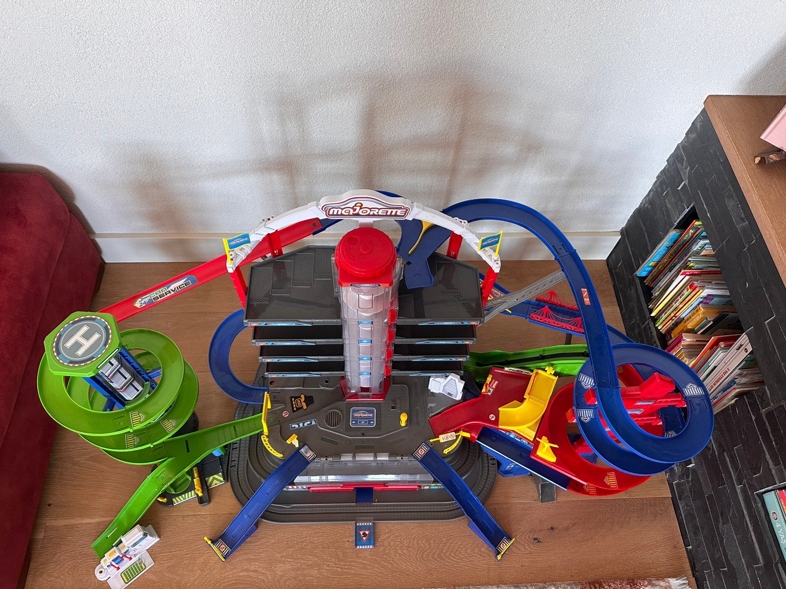 Grote Majorette Creatix garage / racebaan, Gebruikt, Onderdelen, Zelf te bouwen, Elektrisch
