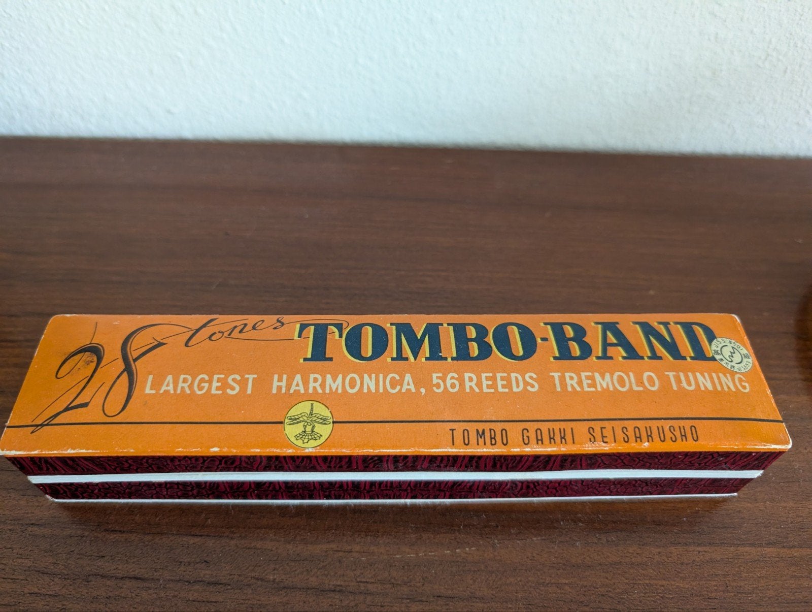 Tombo Band Mondharmonica 28 Tones 56 Reeds, Ophalen of Verzenden, Zo goed als nieuw, C-mondharmonica