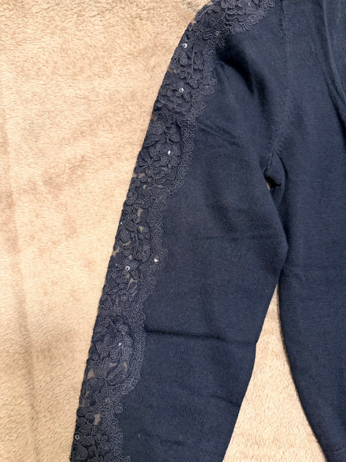 Elie Saab x h&m wollen vest met kant - nieuw, Kleding | Dames, Ophalen of Verzenden, Nieuw, Maat 36 (S), Zwart