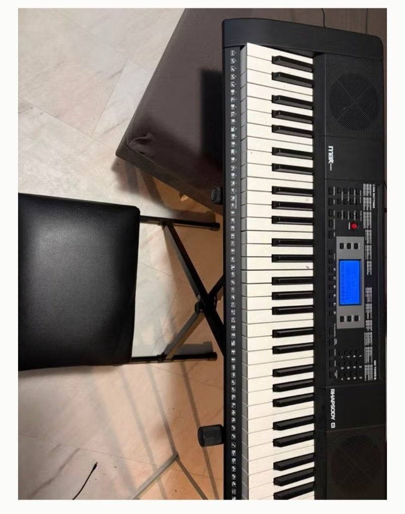 Keyboard, 61 toetsen, Zo goed als nieuw, Met standaard, Ophalen
