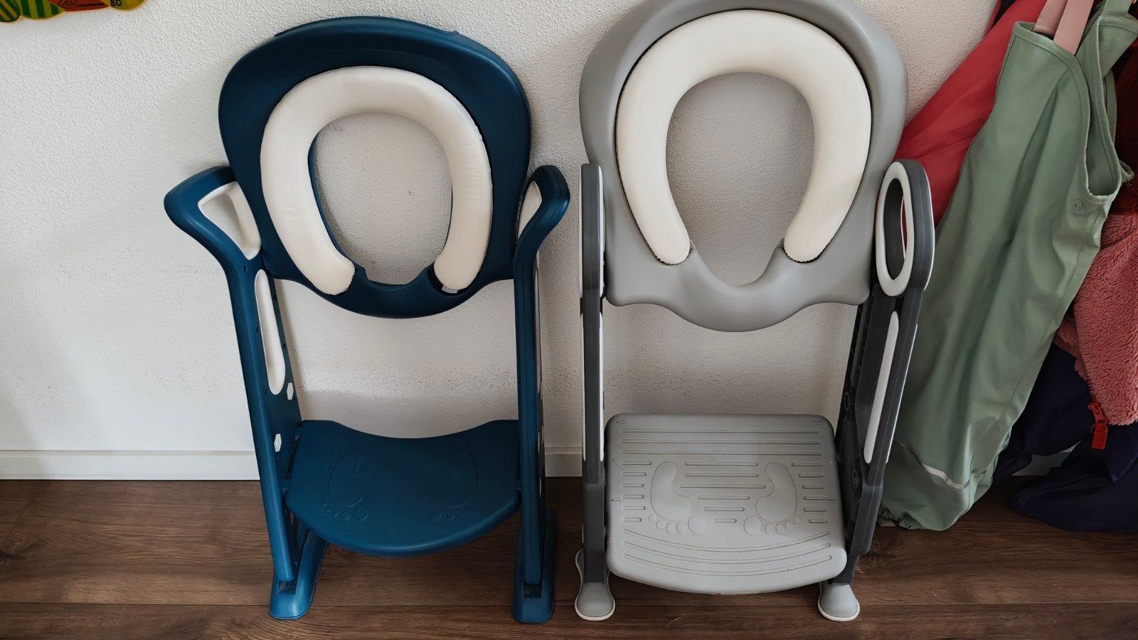 Twee toiletverkleiners met trapje wc verkleiner, Ophalen