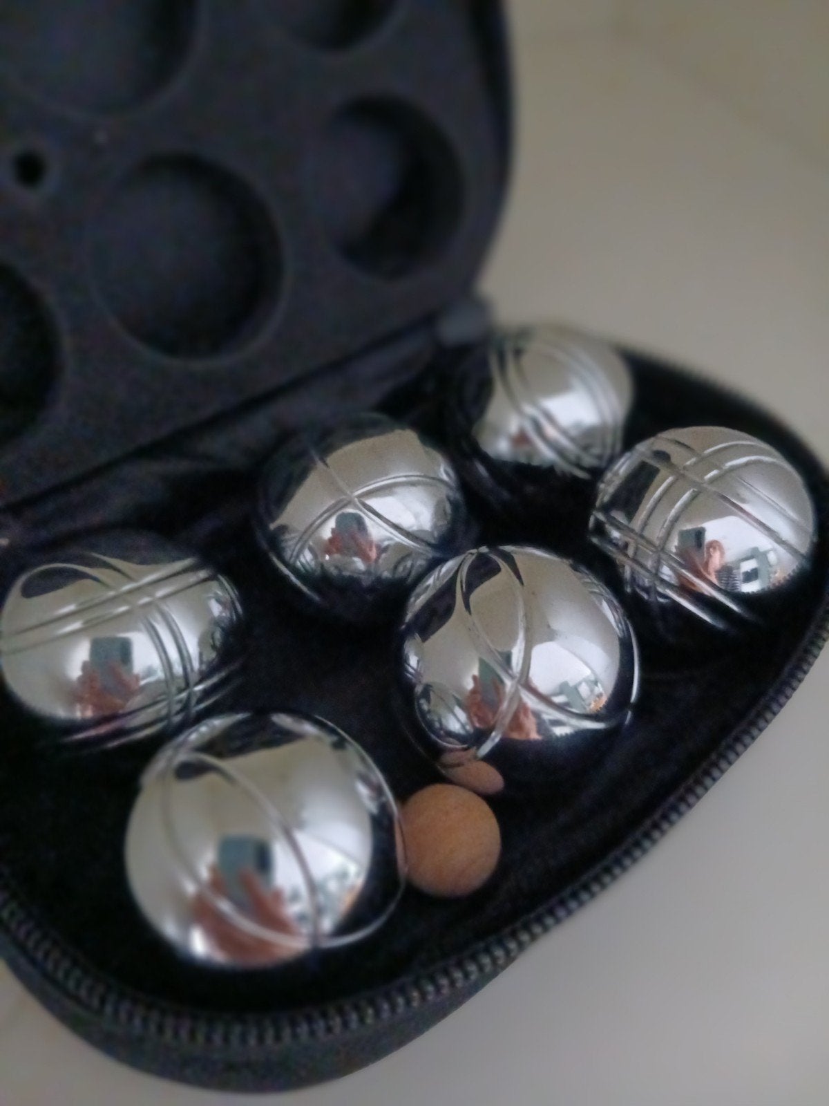 Invotis Mini Jeu de Boules Set / Pétanque Compleet, Ophalen of Verzenden, Zo goed als nieuw, Bal