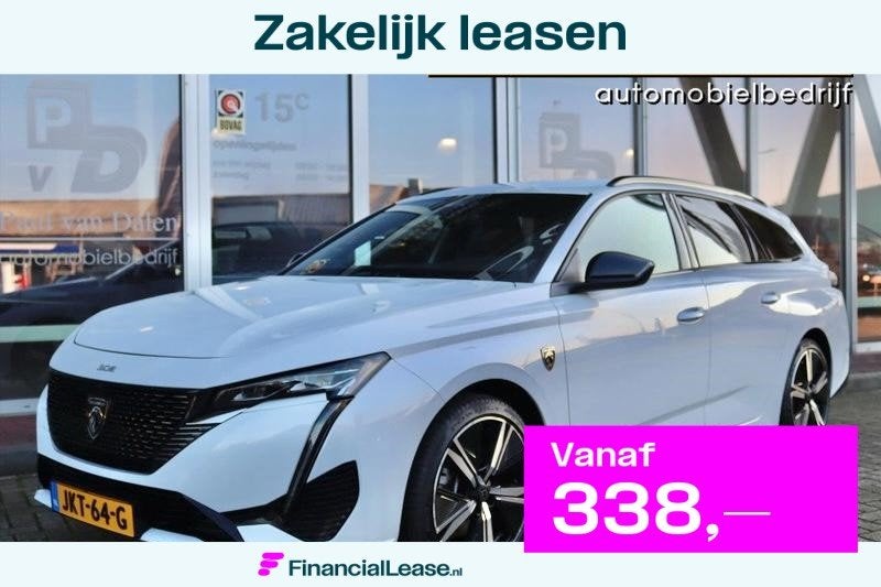 Peugeot 308 Sw 1.2T 130PK AUTOMAAT (EAT8) GT-LINE Navi | Ada, Automaat, Gebruikt, 1199 cc, Leder en Stof