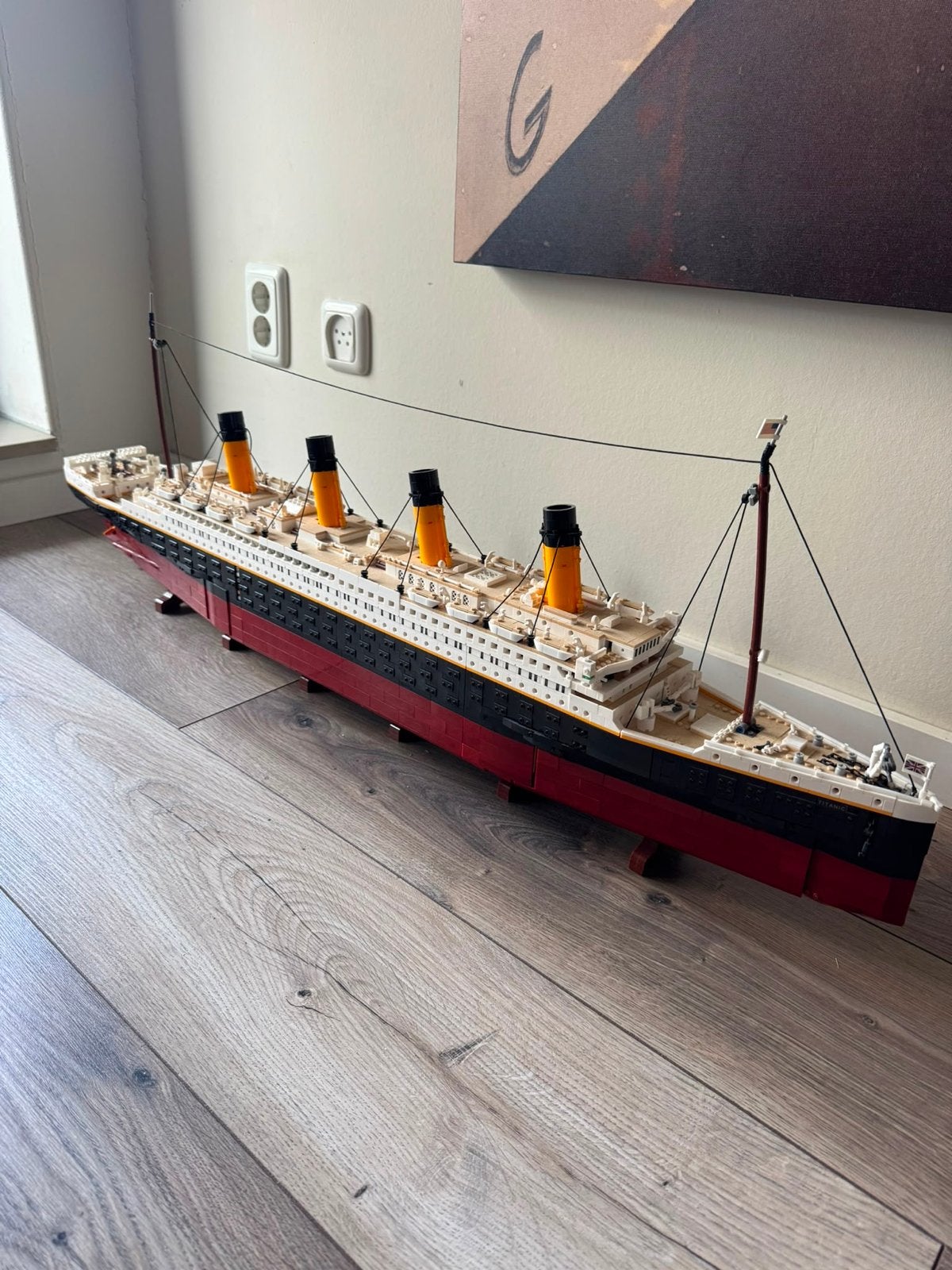 Titanic model - Namaak LEGO, Ophalen of Verzenden, Zo goed als nieuw, Overige merken