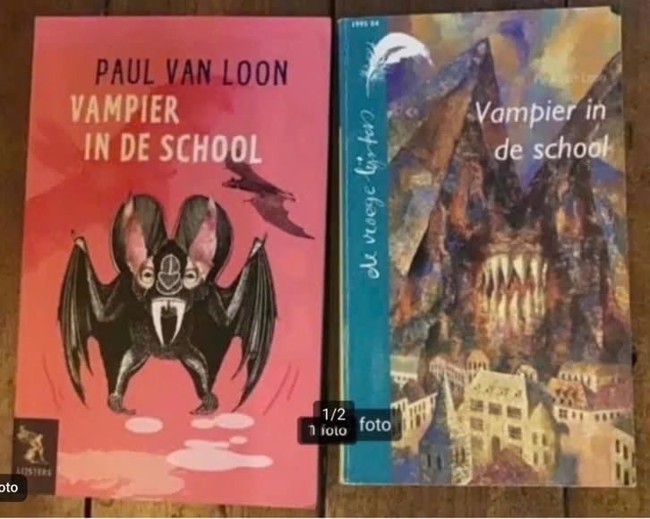 Vampier in de school door Paul van Loon, Ophalen of Verzenden, Gelezen, Fictie algemeen