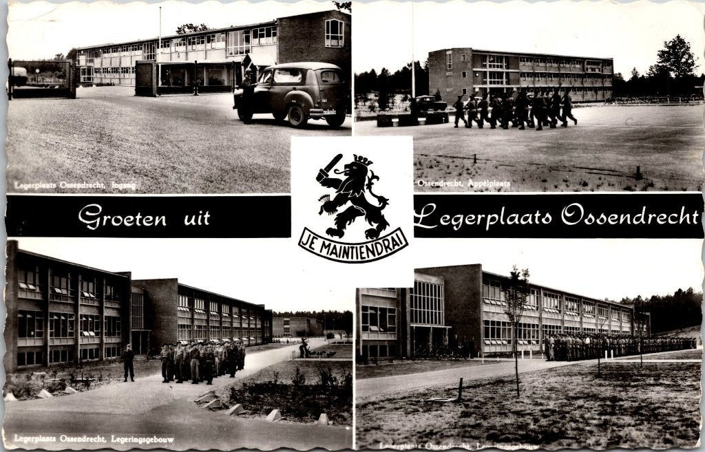 Ossendrecht - 10 oude ansichtkaarten o.a. Legerplaats, Verzamelen, Verzenden, 1940 tot 1960, Gelopen, Noord-Brabant