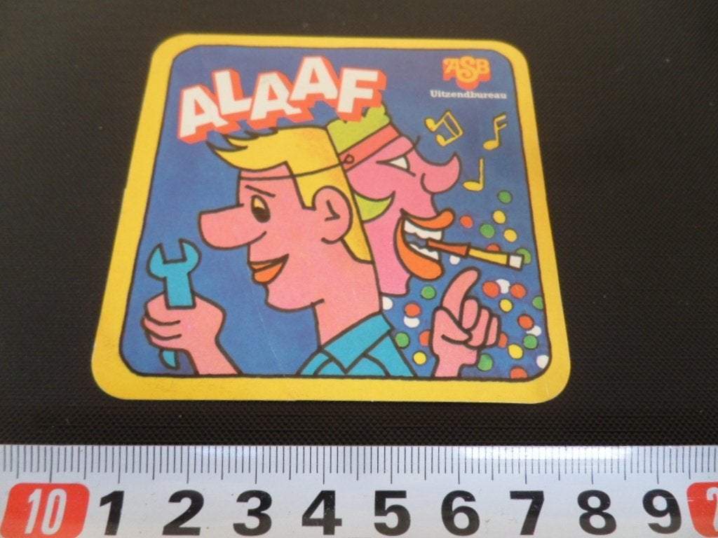 sticker ASB Uitzendbureau  ALAAF, Verzamelen, Ophalen of Verzenden, Zo goed als nieuw
