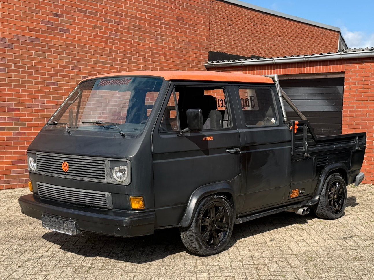 Volkswagen VW T3 Doka 1986 1.9 D Oldtimer belastingvrij, Auto's, 100 pk, Zwart, Leder, SUV of Terreinwagen
