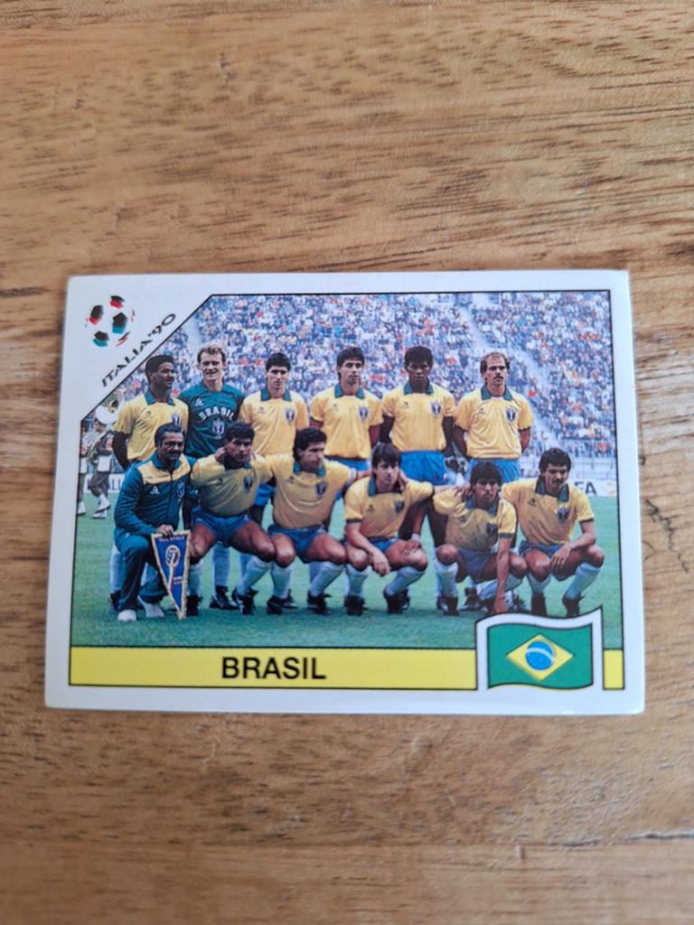 Voetbalplaatje panini wk 1990 italia 90, Ophalen of Verzenden, Zo goed als nieuw, Buitenlandse clubs, Poster, Plaatje of Sticker