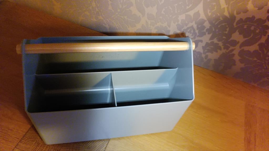 Handige organizer met houten handvat, Ophalen of Verzenden
