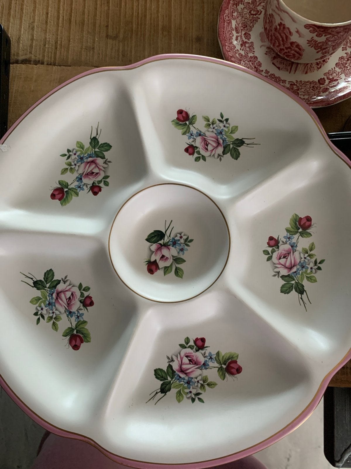Flora Keramiek Gouda Holland Royal serveerschaal, Ophalen of Verzenden