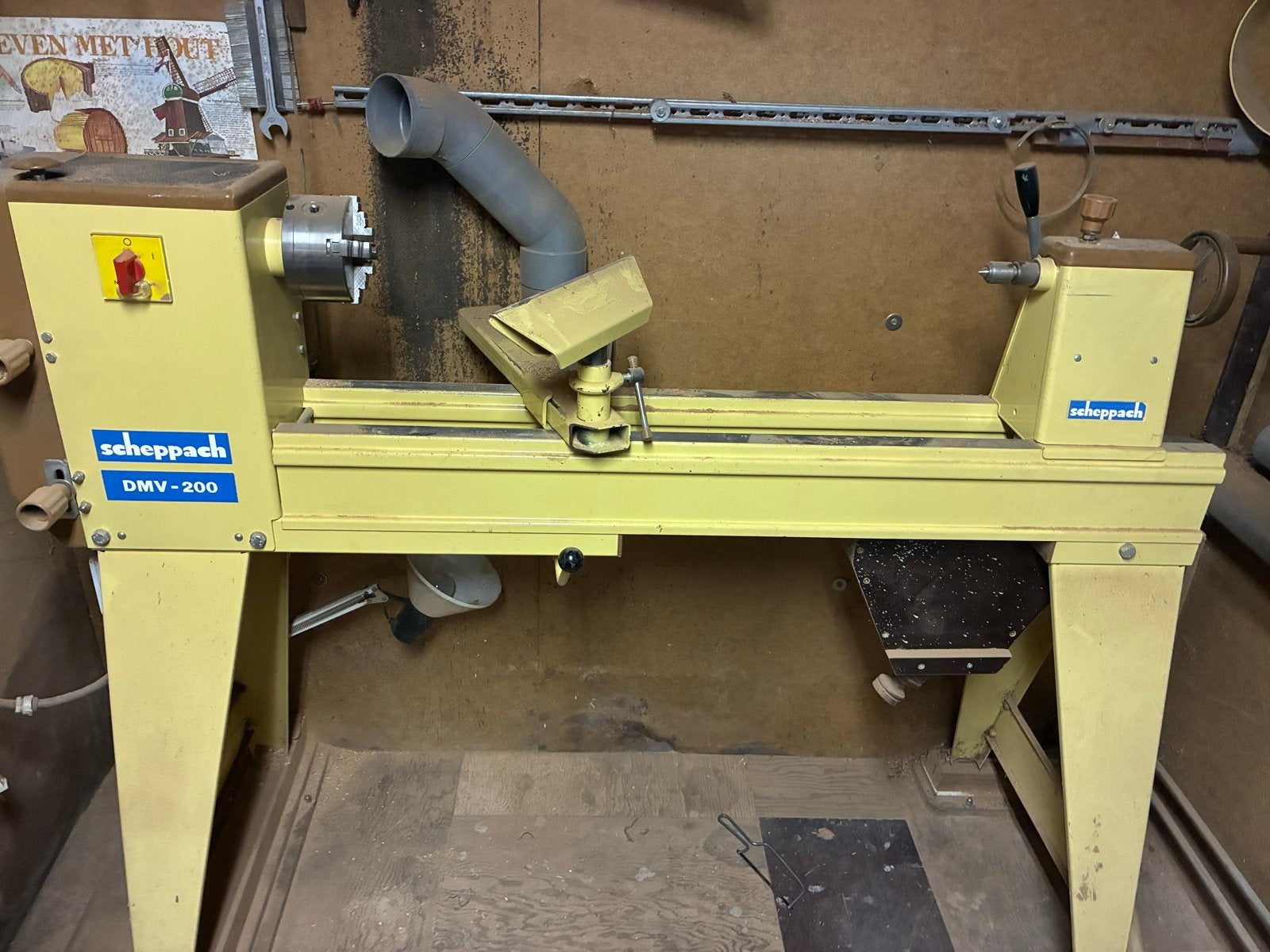 Scheppach DMV-200 Houtdraaibank, Ophalen, Gebruikt, Houtdraaibank, 500 tot 1000 mm