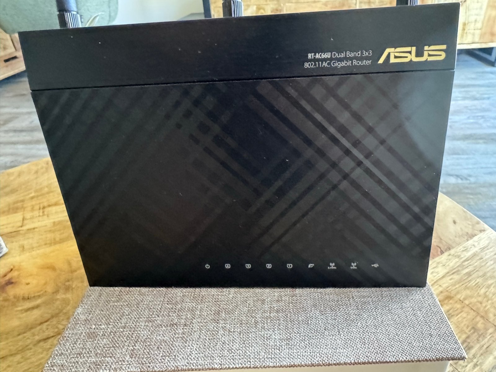 ASUS RT-AC66U Dual Band 3x3 802.11AC Gigabit Router, Computers en Software, Routers en Modems, Ophalen of Verzenden, Gebruikt