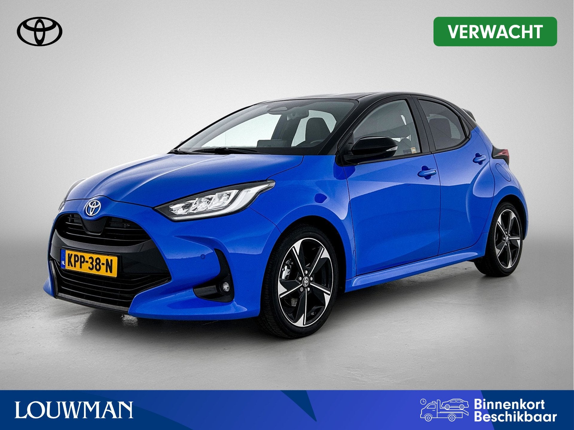 Toyota Yaris 1.5 Hybrid 130 Launch Edition limited | Head-up, 12 maanden, 450 kg, Gebruikt, Blauw