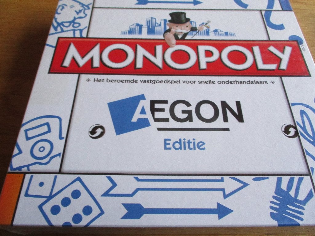 bordspel seal Monopoly Aegon Monopolie bedrijf, Vijf spelers of meer, Ophalen of Verzenden, Nieuw, Monopoly