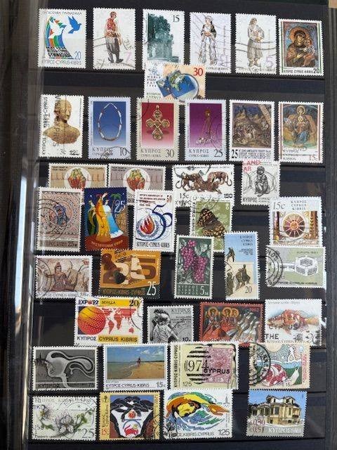 postzegels Cyprus, Verzenden, Overige landen, Gestempeld