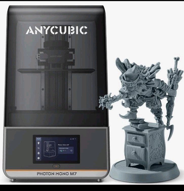 Anycubic Photon Mono M7 14K Resin 3D-printer - Nieuw in doos, Computers en Software, 3D Printers, Nieuw, Resin/Hars, Ingebouwde Wi-Fi