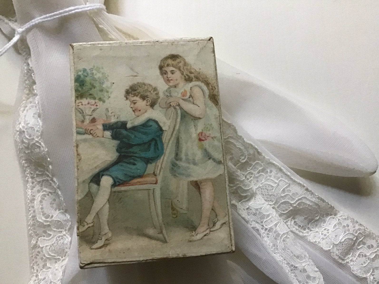 Antiek Sieradendoosje uit 1920, Ophalen of Verzenden