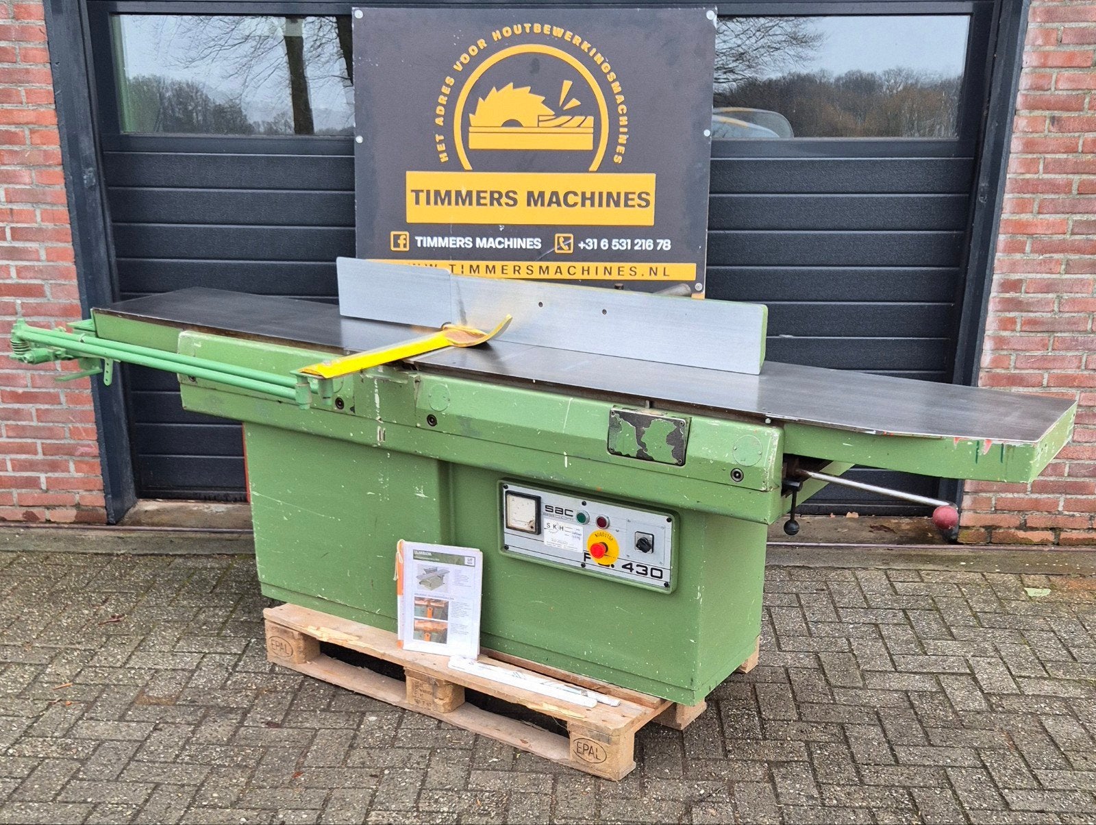 sac 430mm vlakbank noodstop 4 messen snelwisselsysteem, Ophalen of Verzenden